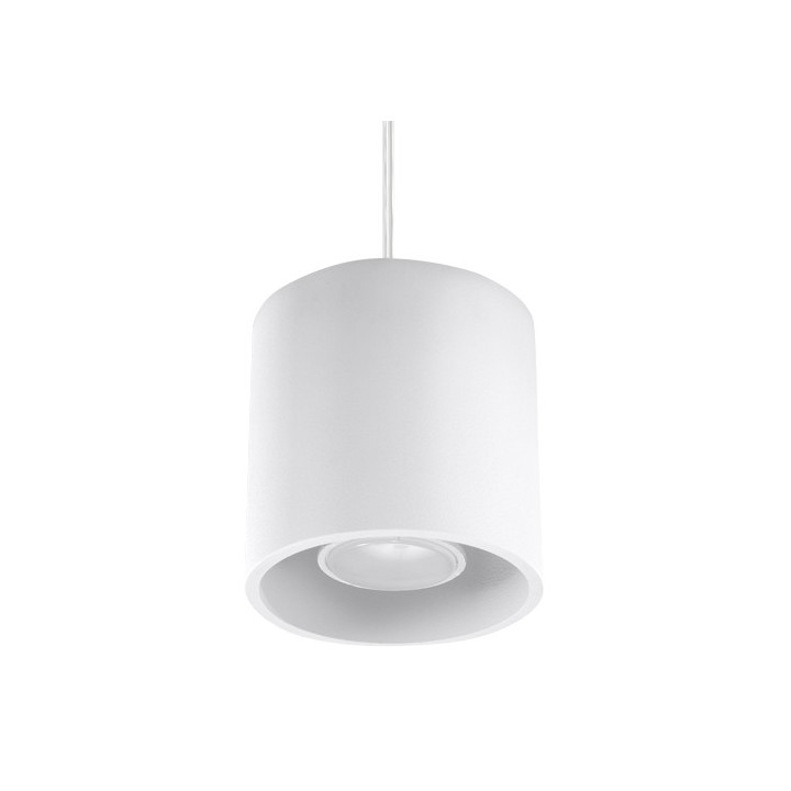 Lampa wisząca Sollux Ligthing Orbis 1, 10cm, okrągła, GU10 1x40W, szara