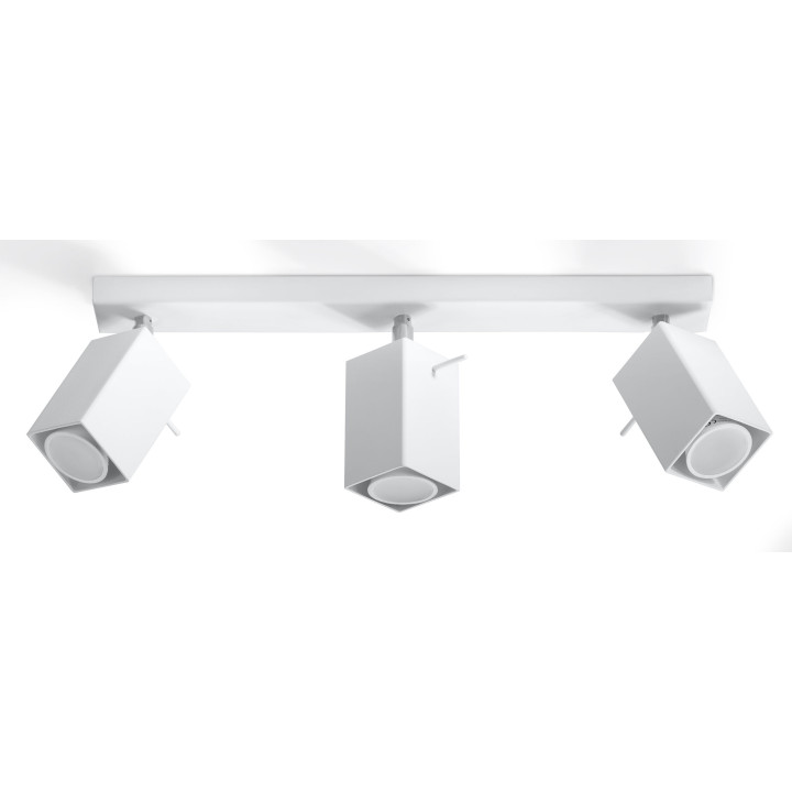 Plafon podwójny Sollux Ligthing Merida 2, 30cm, GU10 2x40W, biały