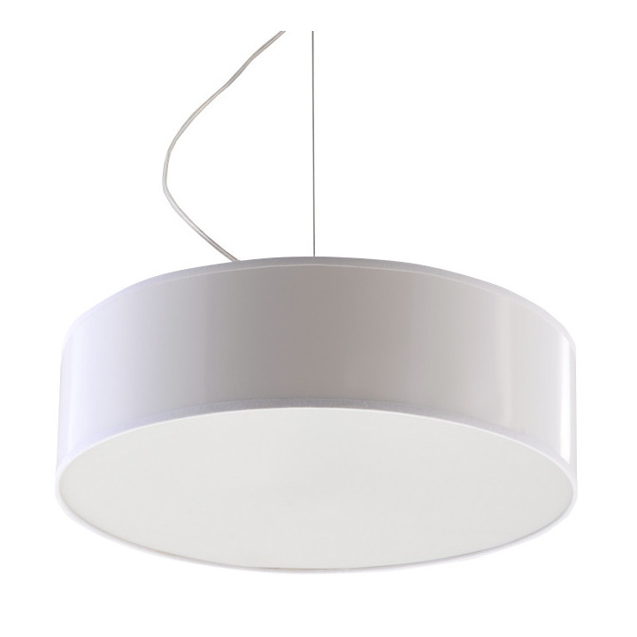 Lampa wisząca Sollux Ligthing Arena 35, okrągła, 35cm, E27 2x60W, szara