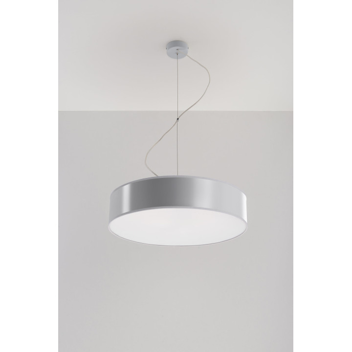 Lampa wisząca Sollux Ligthing Arena 45, okrągła, 45cm, E27 3x60W, czarna