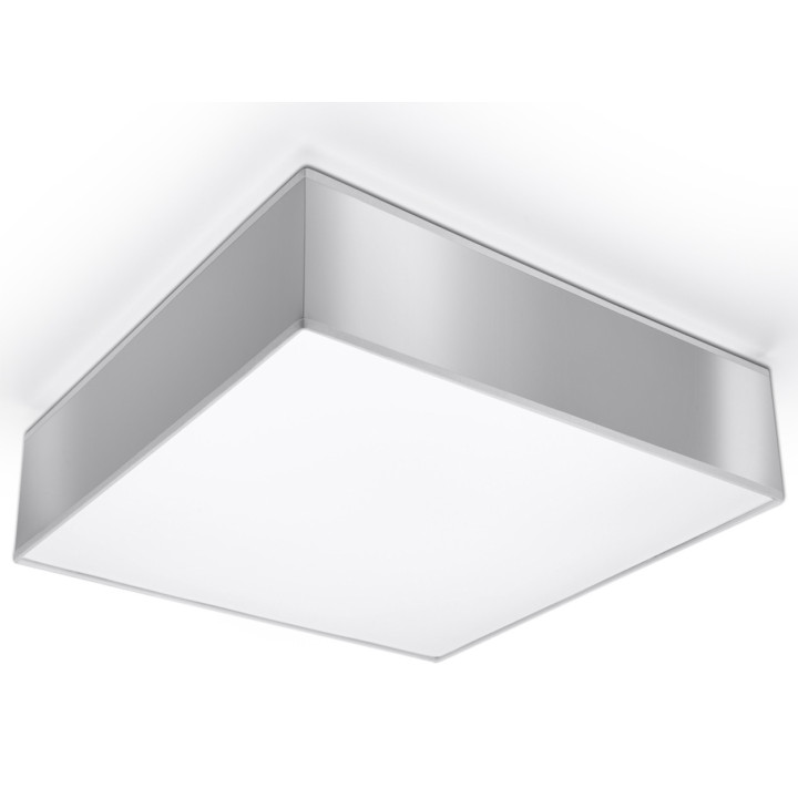 Plafon Sollux Ligthing Horus 35, kwadratowy, 35cm, E27 2x60W, czarny