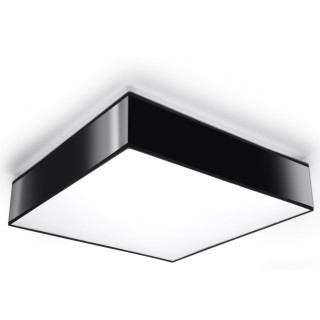 Plafon Sollux Ligthing Horus 35, kwadratowy, 35cm, E27 2x60W, czarny