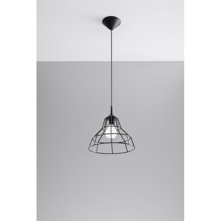 Lampa wisząca Sollux Ligthing Anata, 25cm, E27 1x60W, biała