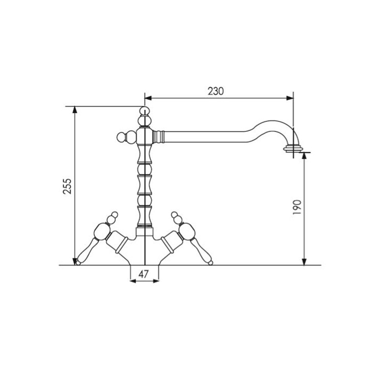 Bateria zlewozmywakowa Giulini G. Praga- sanitbuy.pl