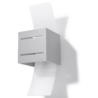 Kinkiet Sollux Ligthing Lorento, 10x30cm, G9 1x40W, czarny