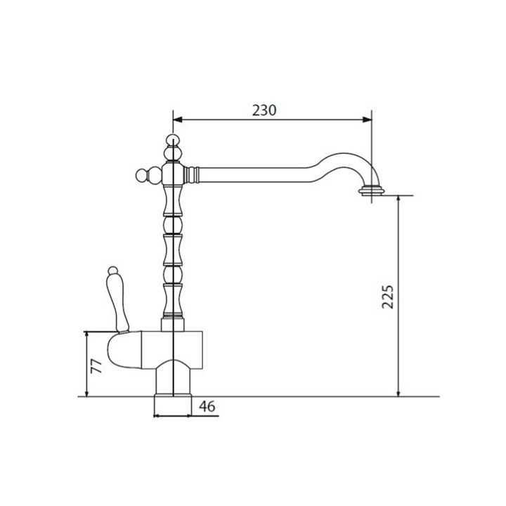 Bateria zlewozmywakowa Giulini G. Praga- sanitbuy.pl