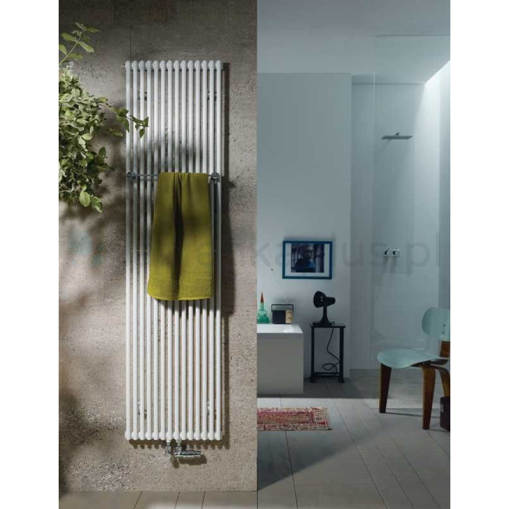 Grzejnik Zehnder Vitalo Bar 159,5x40 cm, wersja Completto - biały