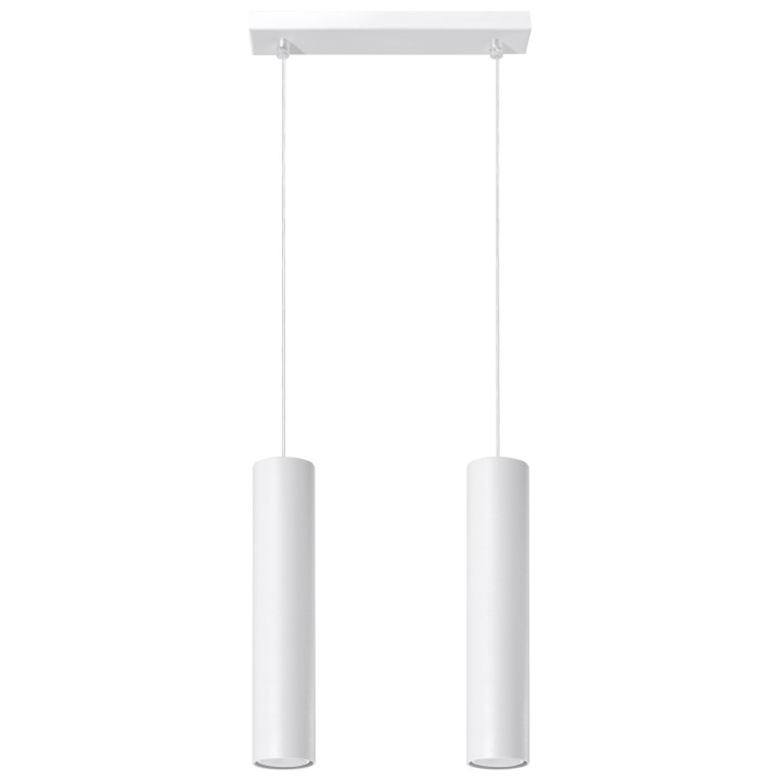 Lampa wisząca Sollux Ligthing Lagos 1, 8cm, GU10 1x40W, biały