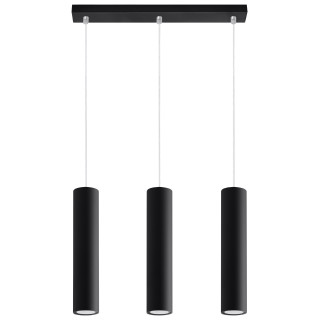 Lampa wisząca Sollux Ligthing Lagos 3, 45cm, GU10 3x40W, biały