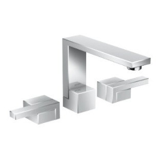 3 otworowa bateria umywalkowa z kompletem odpływowym push-open, Axor - chrom