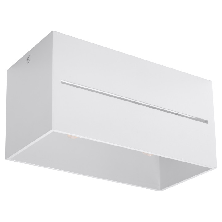 Plafon Sollux Ligthing Quad Maxi, 20cm, GU10 2x6W LED, biały