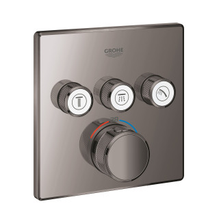 Bateria termostatyczna Grohe Grohtherm SmartControl, 3-odbiorniki wody, brushed warm sunset