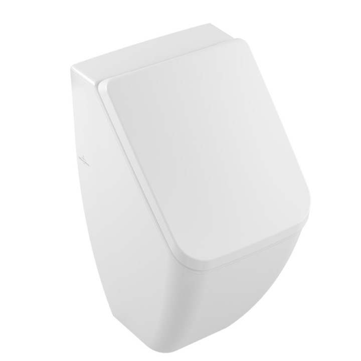 Pisuar Villeroy&Boch Venticello, prostokątny, CeramicPlus, Weiss Alpin