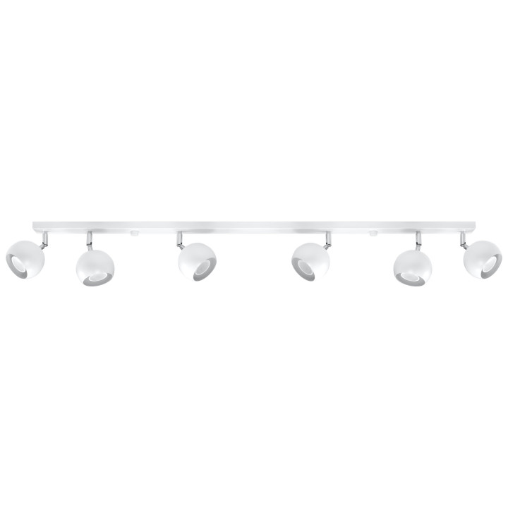 Plafon Sollux Ligthing Oculare 4L, 10x80cm, 4xGU10 LED 6W, biały