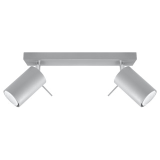 Kinkiet Sollux Ligthing Ring 1, 8x15cm, 1xGU10 LED 6W, szary