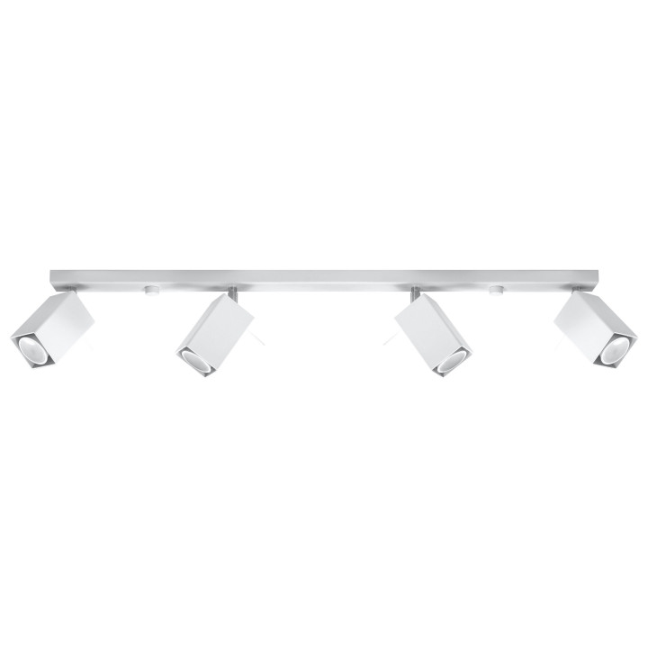 Plafon Sollux Ligthing Merida 4L, 8x80cm, 4xGU10 LED 6W, czarny