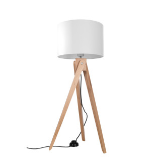 Plafon Sollux Ligthing Legno 3, 70cm, 3xE27 60W, naturalne drewno, biały