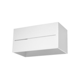 Kinkiet Sollux Lighting Quad Maxi, 20x12cm, 2xG9 40W, biały