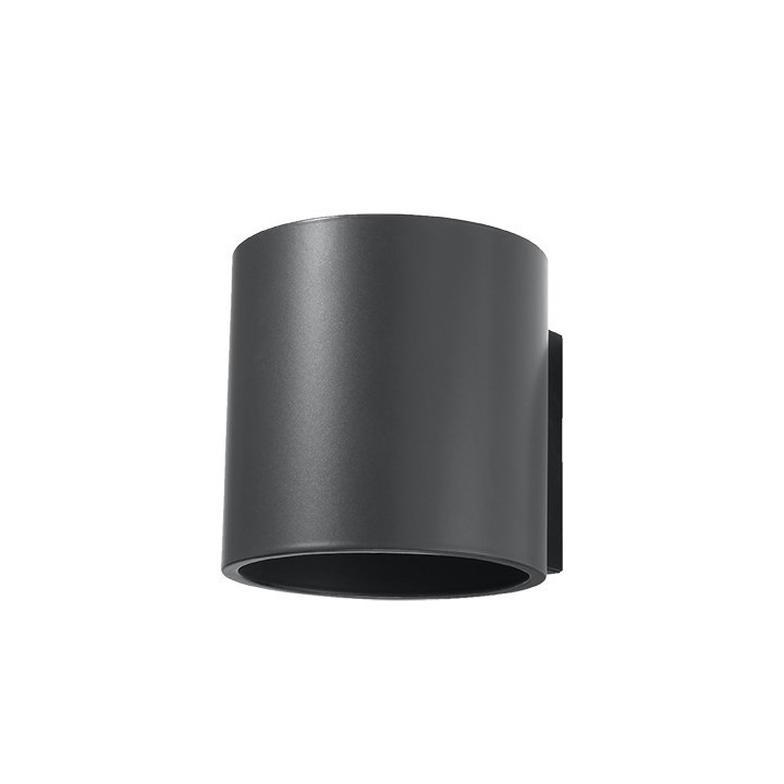 Kinkiet Sollux Ligthing Quad, 12cm, kwadratowy, 1xG9 LED 4,5W, antracyt