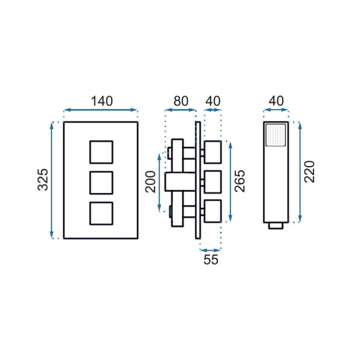 Mocowanie stelaża we wnęce TECEprofil