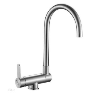 Bateria zlewozmywakowa Laveo Bona stojąca z wylewką typu U - stal