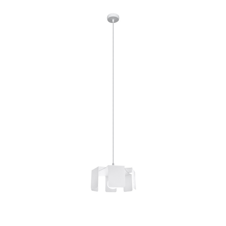 Lampa wisząca Sollux Ligthing Umb, 40cm, E27 1x60W, biały