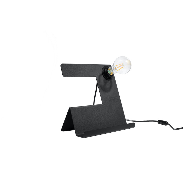 Lampa biurkowa Sollux Ligthing Incline, 25cm, E27 1x60W, biały