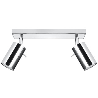 Kinkiet Sollux Ligthing Ring, 8x15cm, okrągły, 1xGU10 LED 6W, chrom