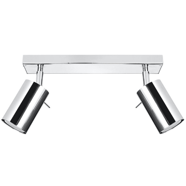 Kinkiet Sollux Ligthing Ring, 8x15cm, okrągły, 1xGU10 LED 6W, chrom