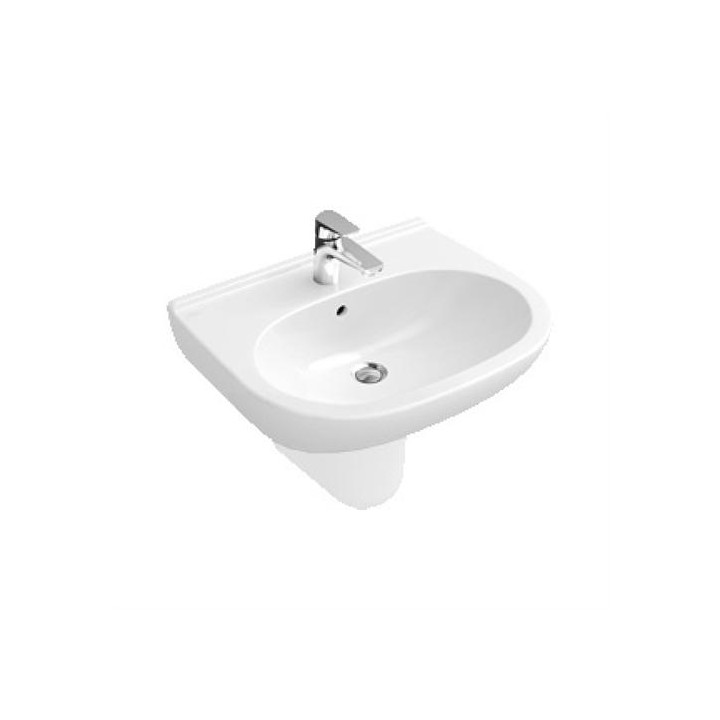 Umywalka Villeroy & Boch O.Novo 600x490 mm z przelewem- sanitbuy.pl