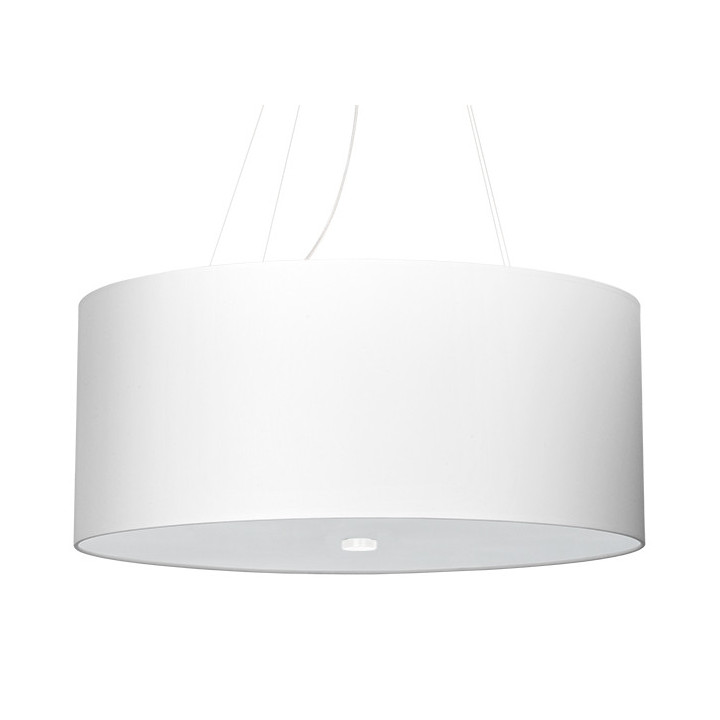 Żyrandol Sollux Ligthing Otto 50, okrągły, 50x50cm, E27 5x60W, biały