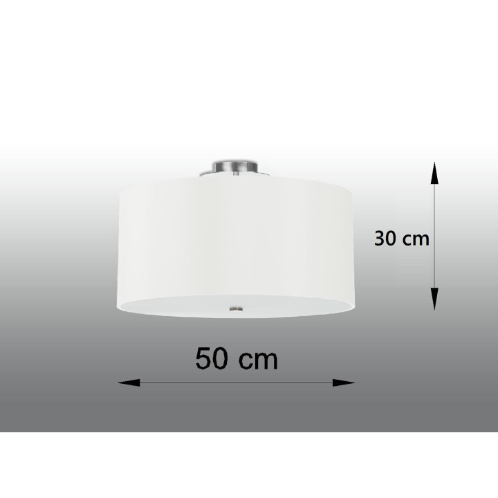 Żyrandol Sollux Ligthing Otto 70, okrągły, 70x70cm, E27 6x60W, biały