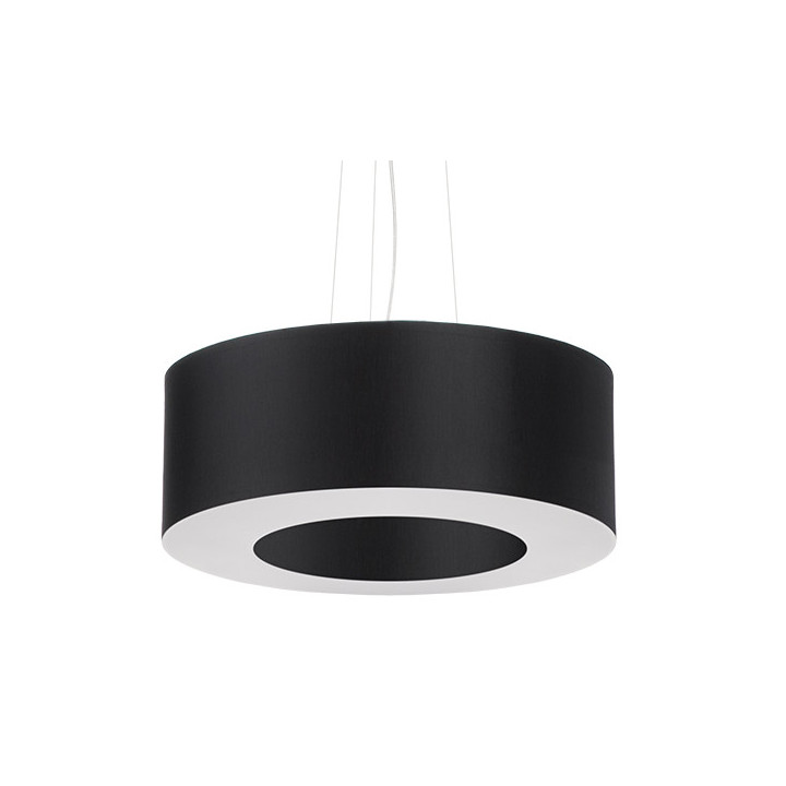 Żyrandol Sollux Ligthing Saturno 50, okrągły, 50x50cm, E27 5x60W, biały