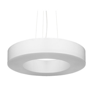 Żyrandol Sollux Ligthing Saturno 50, okrągły, 50x50cm, E27 5x60W, biały