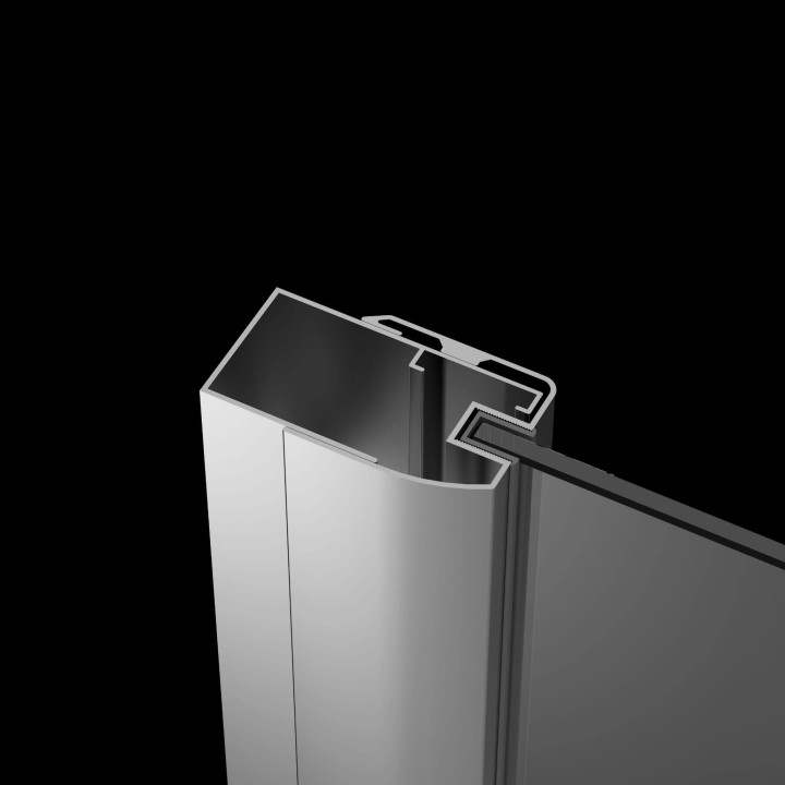 Profil poszerzający Radaway Premium Plus, +4cm, chrom