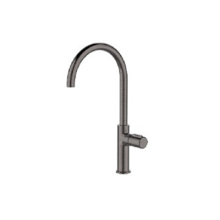 Bateria zlewozmywakowa stojąca z wylewką U, Laveo Pretto - grafit