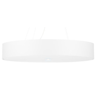 Żyrandol Sollux Ligthing Skala 70, okrągły, 70x70cm, E27 6x60W, biały