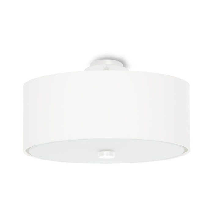 Żyrandol Sollux Ligthing Skala 100, okrągły, 100x100cm, E27 6x60W, biały