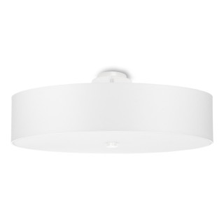 Plafon Sollux Ligthing Skala 30, okrągły, 36x36cm, E27 3x60W, biały