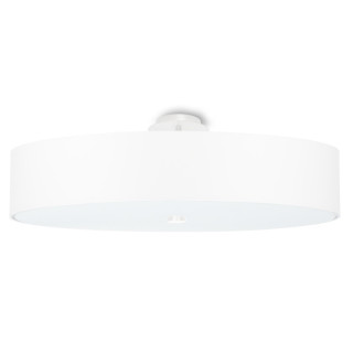 Plafon Sollux Ligthing Skala 50, okrągły, 50x50cm, E27 5x60W, biały