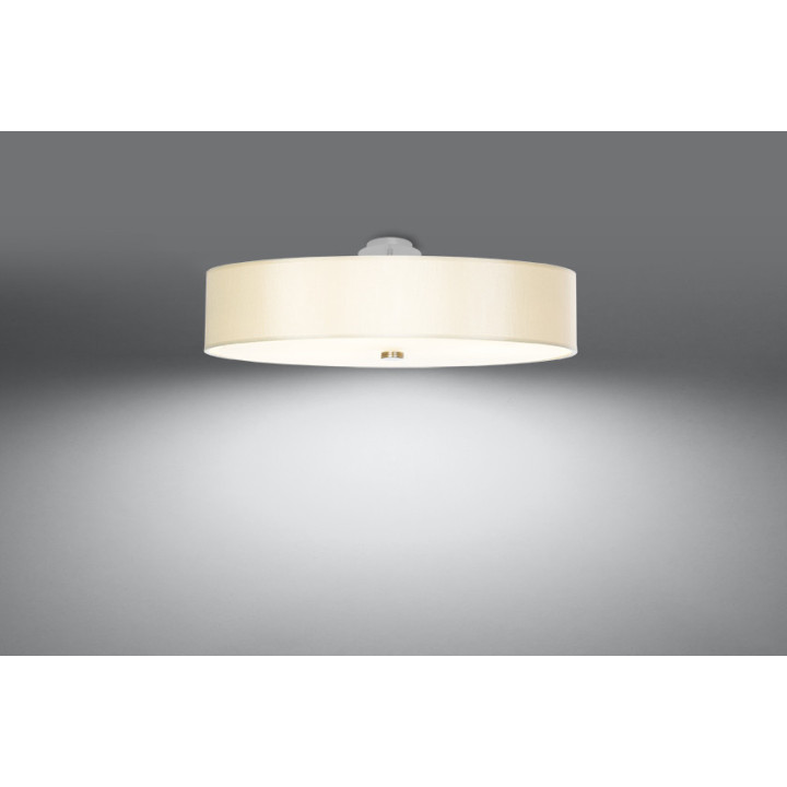 Plafon Sollux Ligthing Skala 50, okrągły, 50x50cm, E27 5x60W, biały