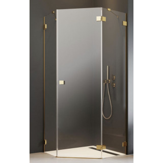 Część prawa kabiny Radaway Essenza Pro Gold KDD, 1000x2000mm, szkło przejrzyste, złoty profil