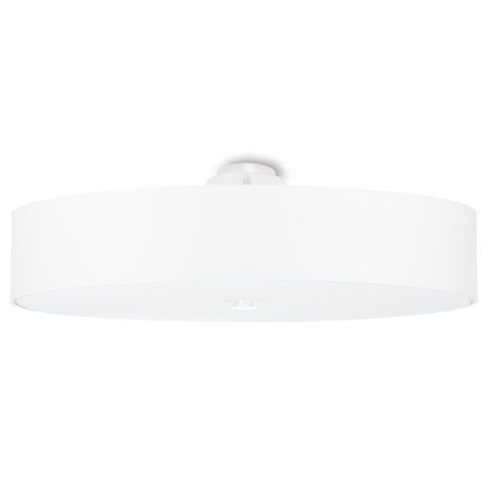 Plafon Sollux Ligthing Skala 60, okrągły, 60x60cm, E27 5x60W, biały