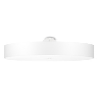 Plafon Sollux Ligthing Skala 90, okrągły, 90x90cm, E27 6x60W, biały