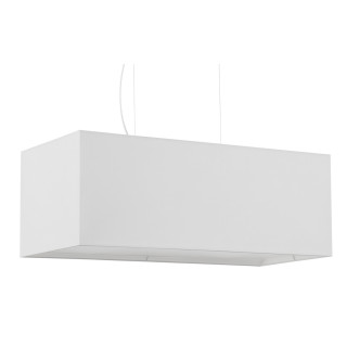 Plafon Sollux Ligthing Lokko 2, kwadratowy, 55x55cm, E27 5x60W, biały