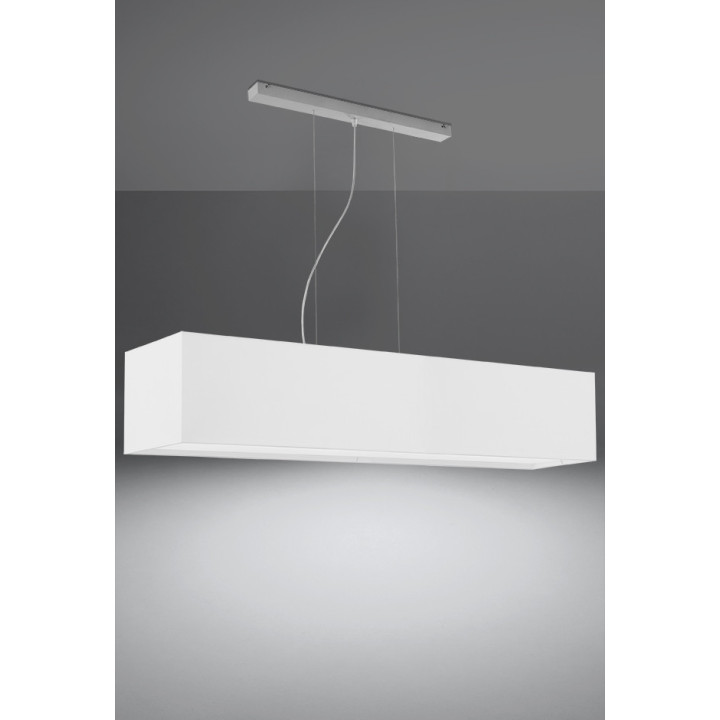 Żyrandol Sollux Ligthing Santa Bis 80, 80x25cm, E27 3x60W, biały