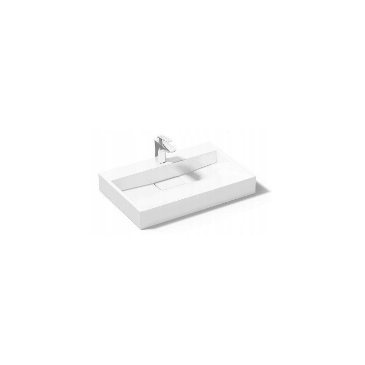 Umywalka konglomeratowa Rea Goya 60 60x37cm - biała