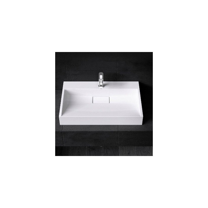 Umywalka konglomeratowa Rea Goya 60 60x37cm - biała