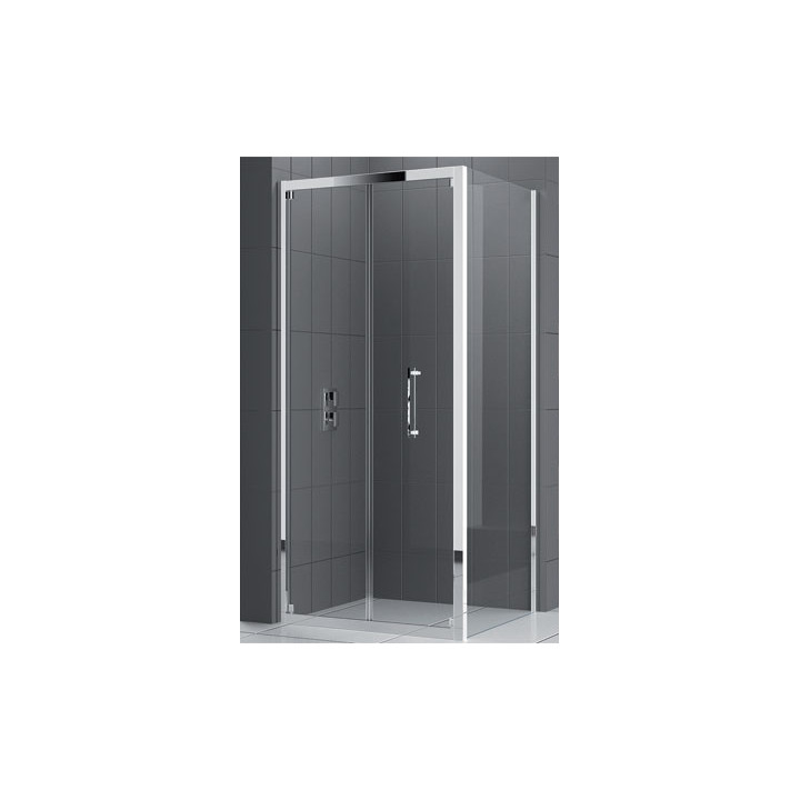 Drzwi prysznicowe Novellini Rose Rosse S 96-102 cm składane do ścianki lub wnęki- sanitbuy.pl