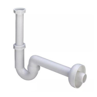 Syfon butelkowy Viega, tworzywo sztuczne, butelka 50mm, biały